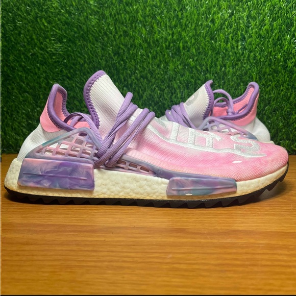 adidas gazelle silver green womens Pharrell Human Races NMD Holi Festival Pink Glow – THE-ECHELON